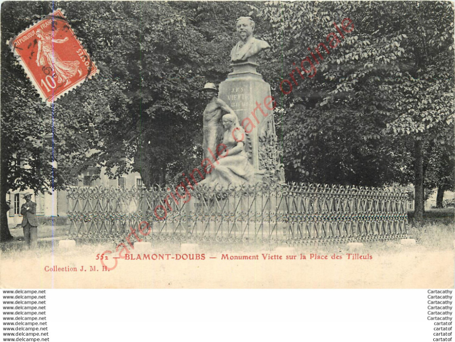 25.  BLAMONT DOUBS .  Monument Viette Sur La Place Des Tilleuls . - Other & Unclassified