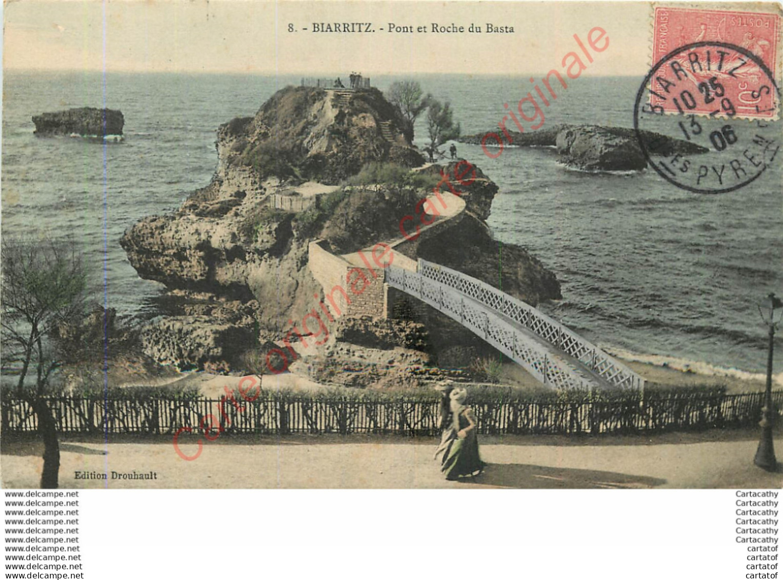 64.  BIARRITZ .  Pont Et Roche Du Basta . - Biarritz