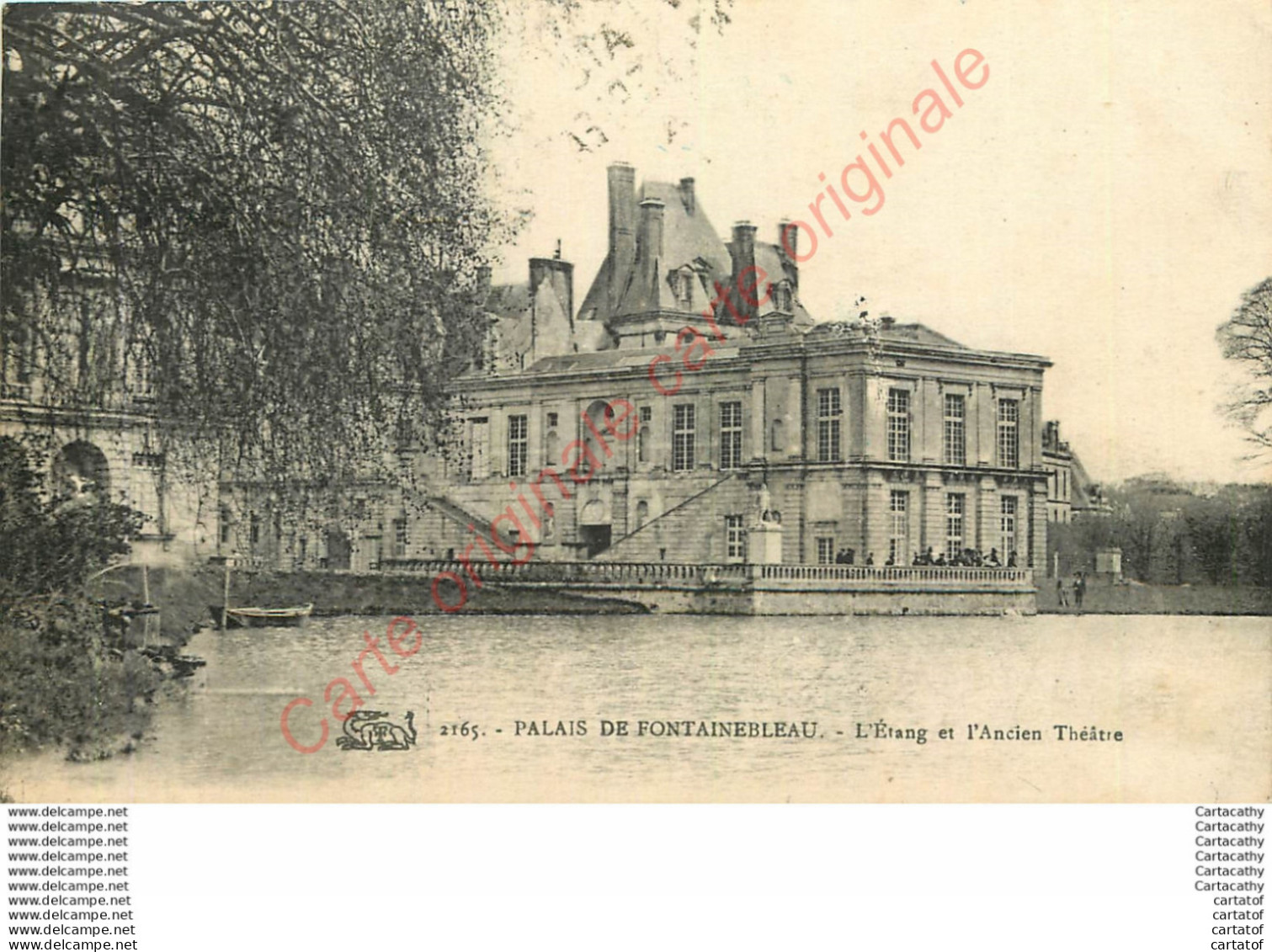 77. FONTAINEBLEAU . PALAIS . Etang Et Ancien Théatre . - Fontainebleau