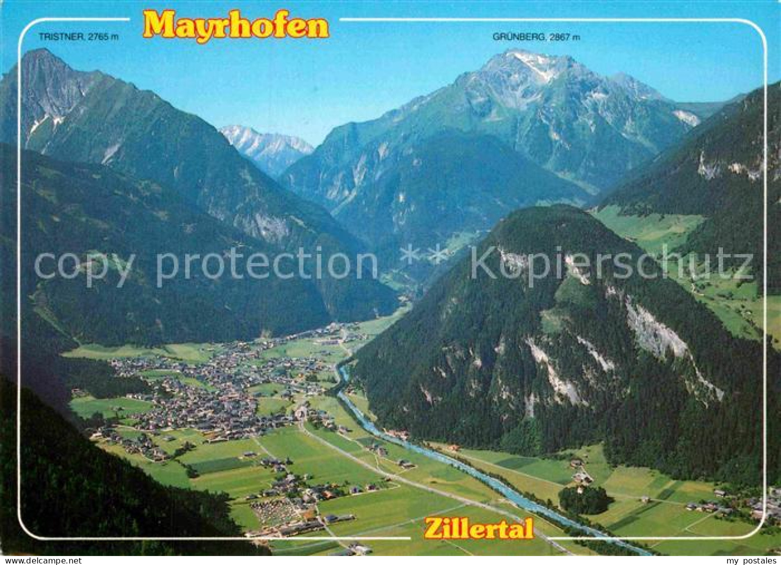 72904270 Mayrhofen Zillertal Fliegeraufnahme Tristner Gruenberg  Mayrhofen - Sonstige & Ohne Zuordnung