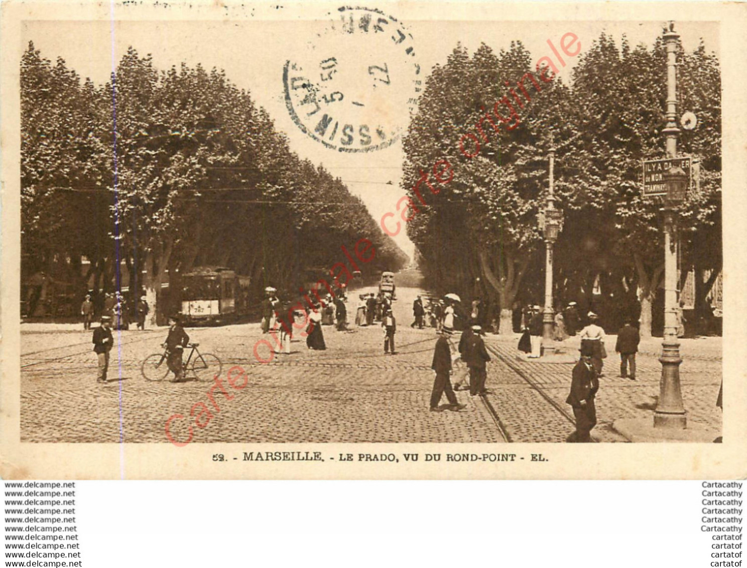 13.  MARSEILLE .  Le Prado Vu Du Rond Point . - Ohne Zuordnung