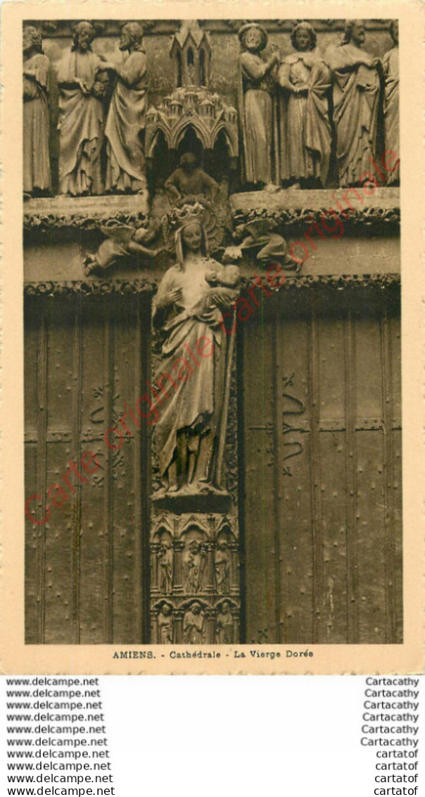 80.  AMIENS .  Cathédrale . La Vierge Dorée . - Amiens