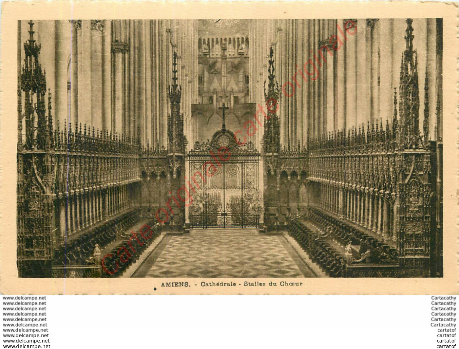 80.  AMIENS .  Cathédrale . Stalles Du Choeur . - Amiens