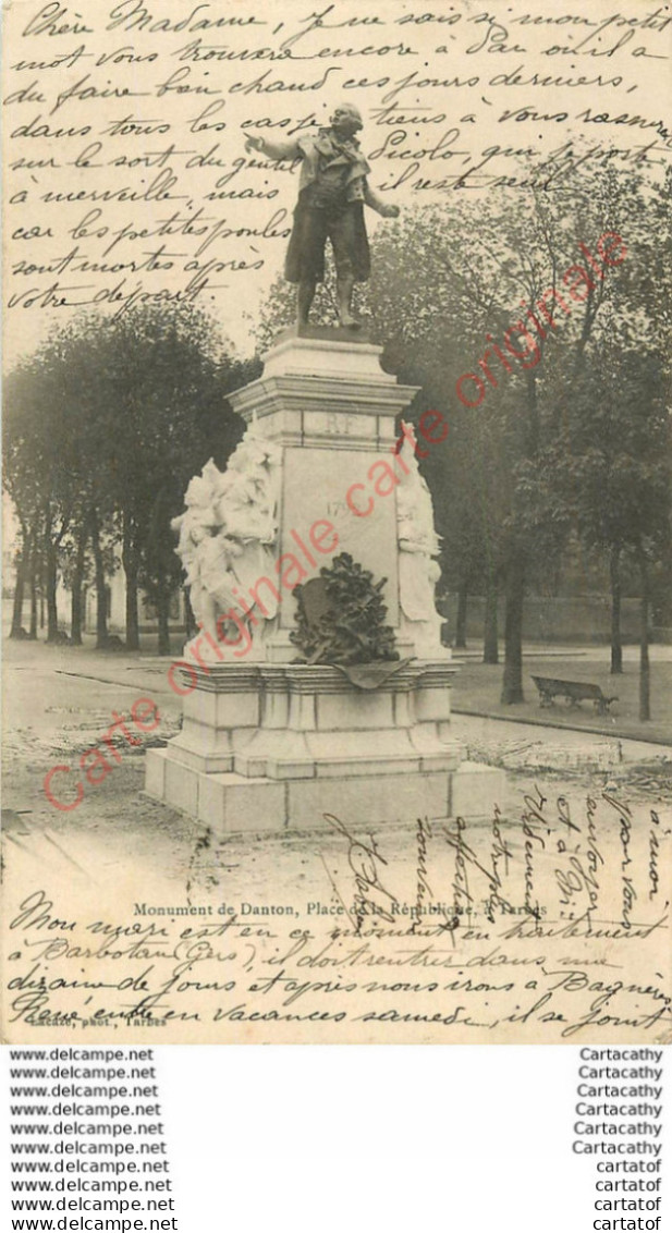 65.  TARBES . Monument De Danton . Place De La République . - Tarbes