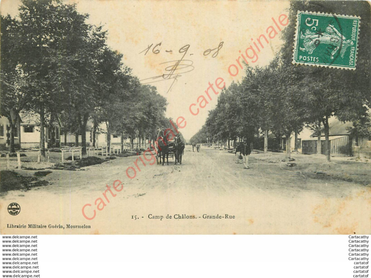 51.  CAMP DE CHALONS .  Grande Rue . - Châlons-sur-Marne