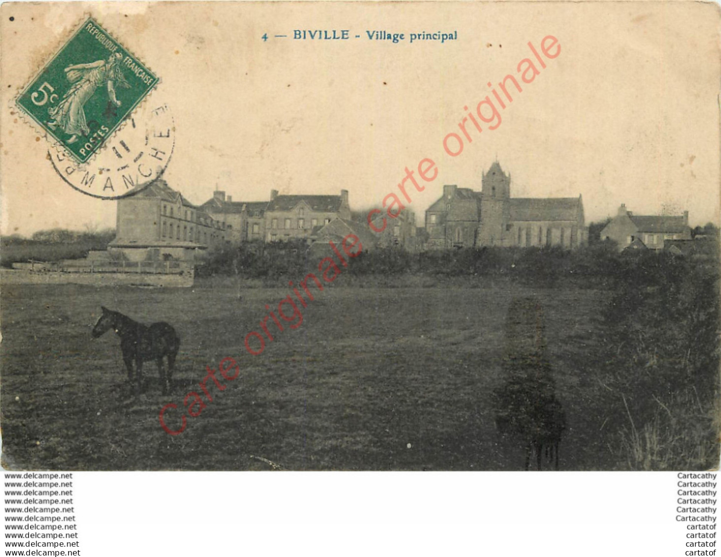 50.  BIVILLE .  Village Principal . - Autres & Non Classés