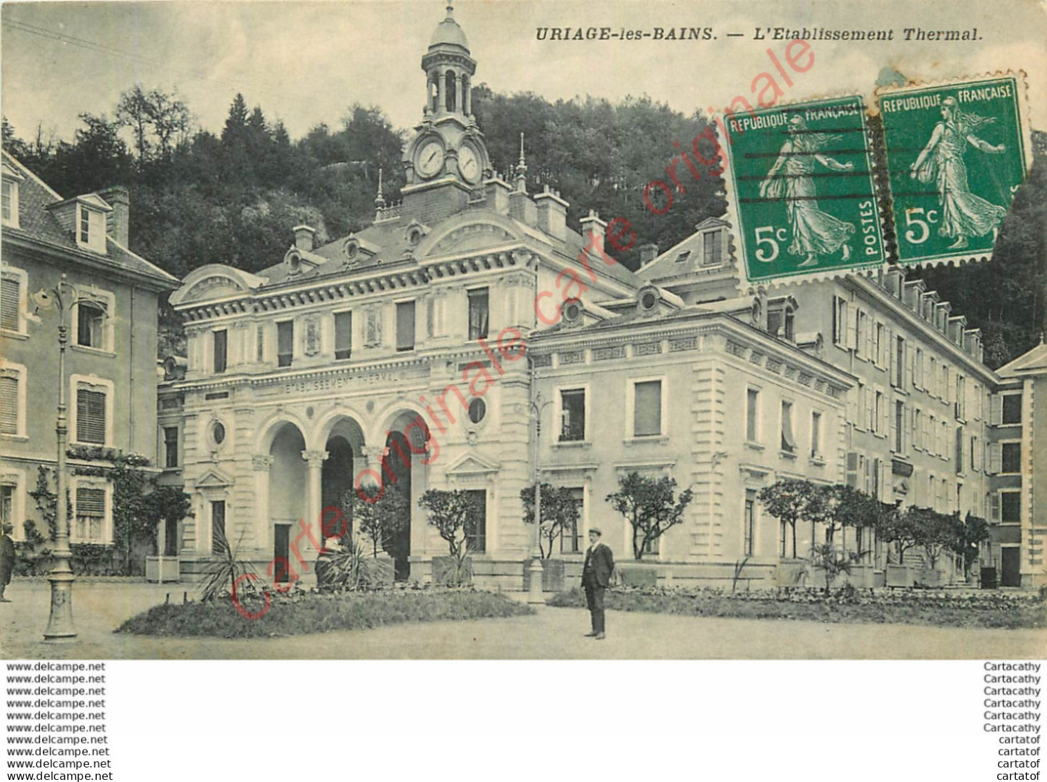 38.  URIAGE LES BAINS . L'Etablissement Thermal . - Uriage