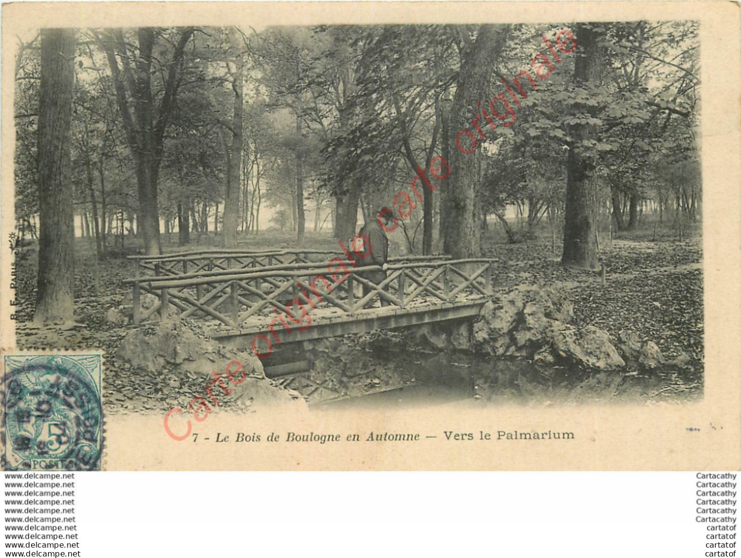 75.  PARIS . Le BOis De Boulogne En Automne . Vers Le Palmarium . - Other & Unclassified