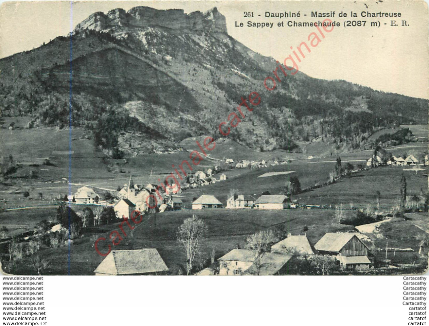 38.  Le SAPPEY Et CHAMECHAUDE .  Massif De La Chartreuse . - Other & Unclassified
