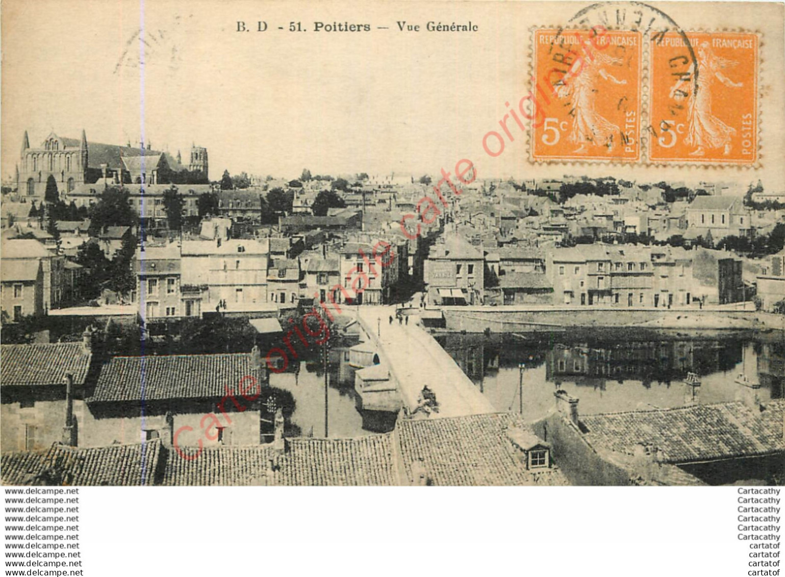 86.  POITIERS .  Vue Générale . - Poitiers