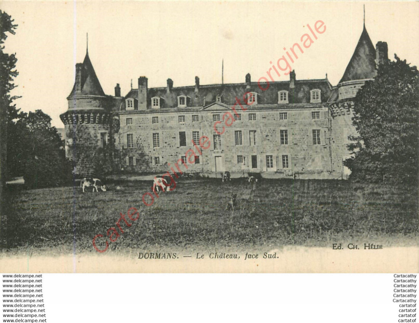 51.  DORMANS . Le Château Face Sud . - Dormans