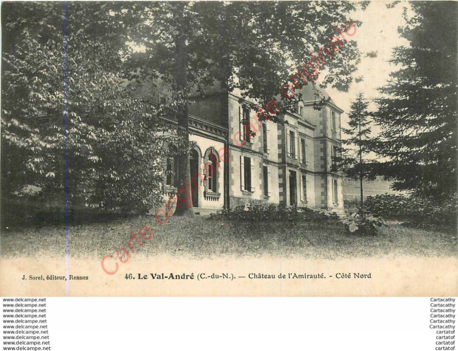 22.  LE VAL ANDRE .  Château De L'Amirauté . Côté Nord . - Sonstige & Ohne Zuordnung