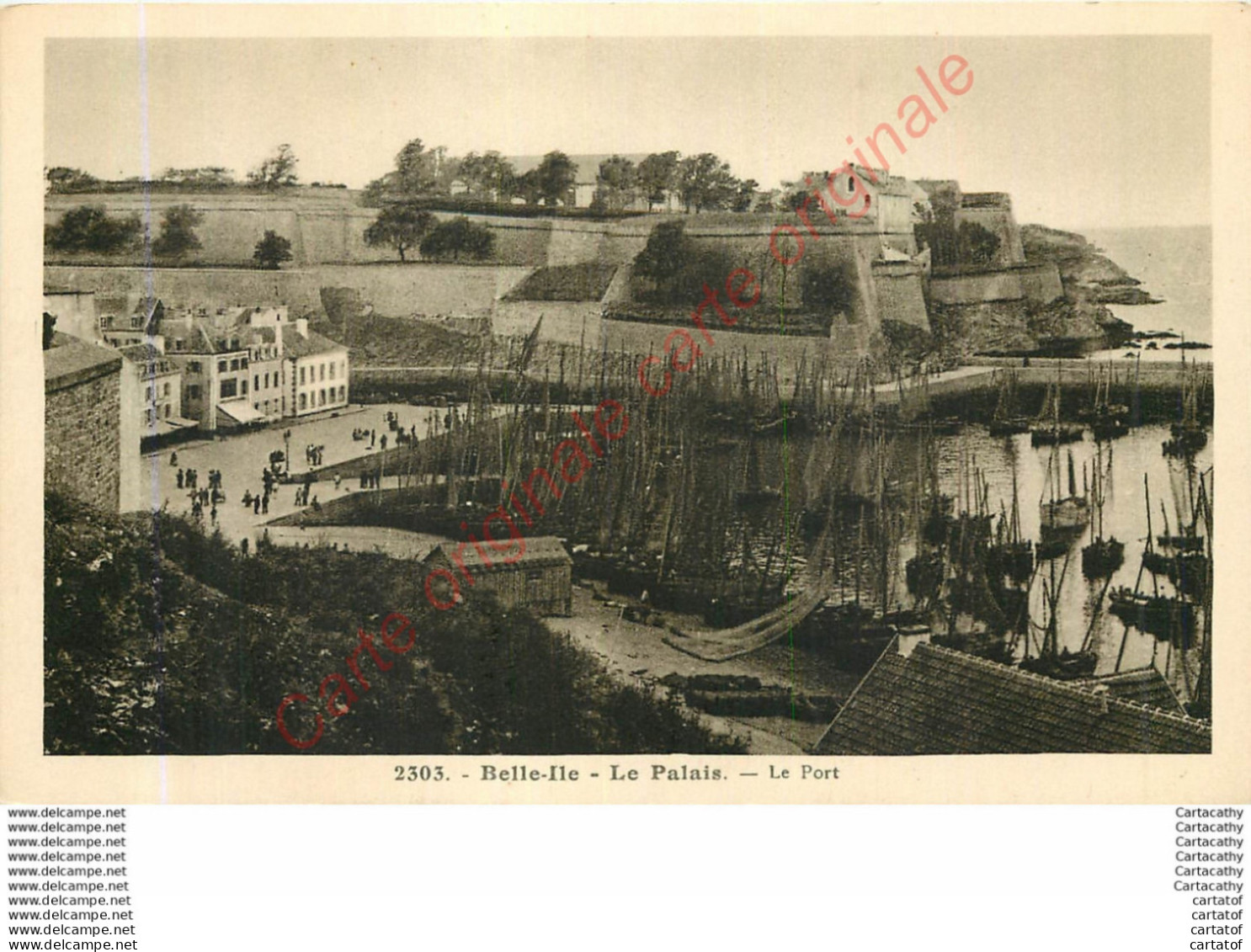 56.  BELLE ILE .  Le Palais .  Le Port . - Belle Ile En Mer