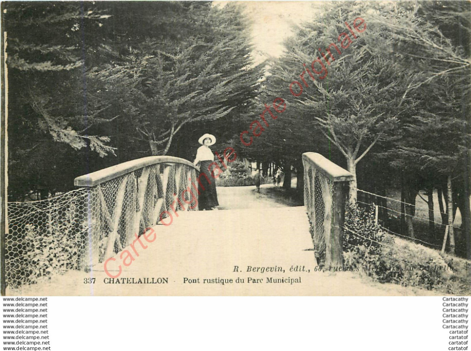 17.  CHATELAILLON .   Pont Rustique Du Parc Municipal . - Châtelaillon-Plage