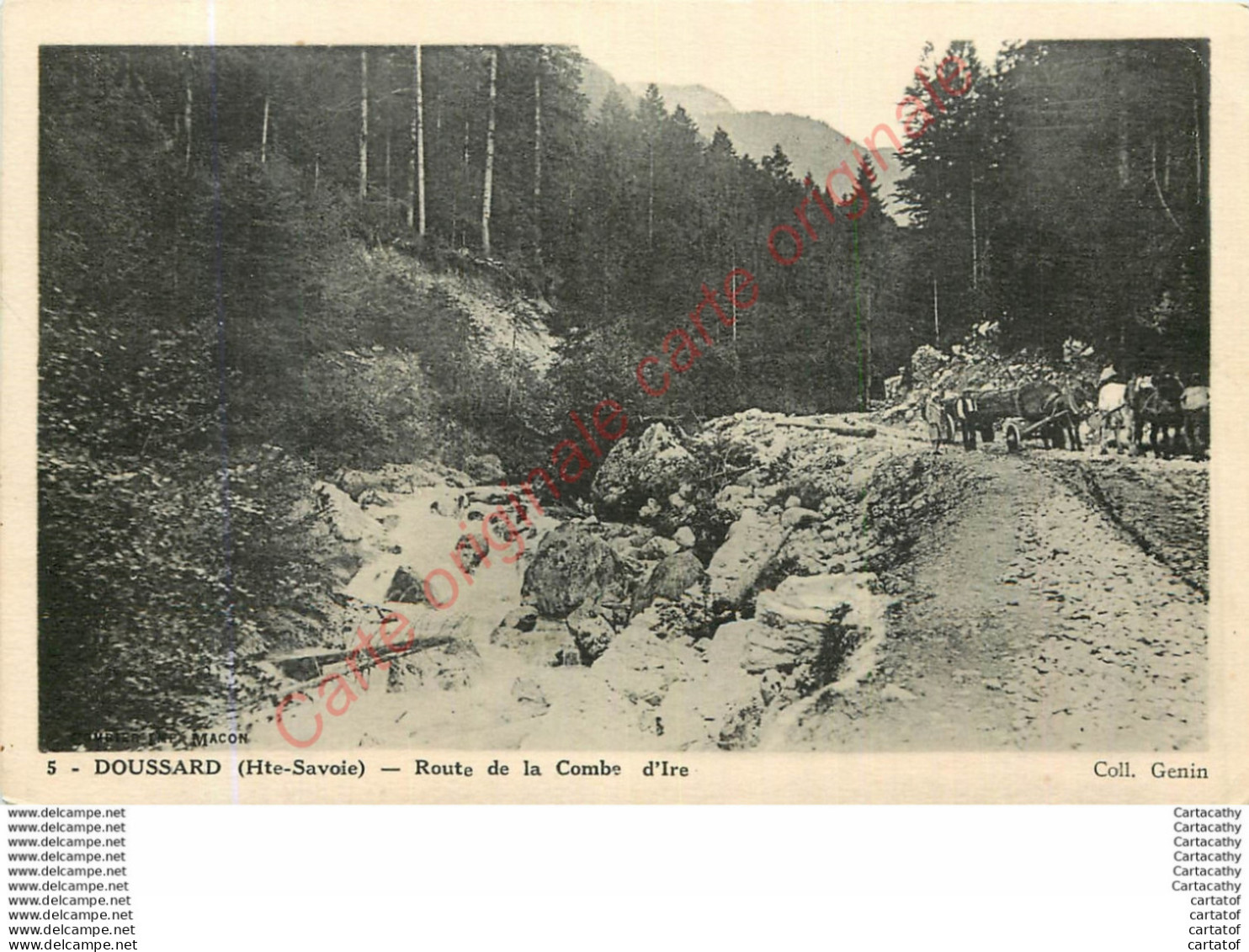 74.  DOUSSARD .   Route De La Combe D'Ire . - Doussard