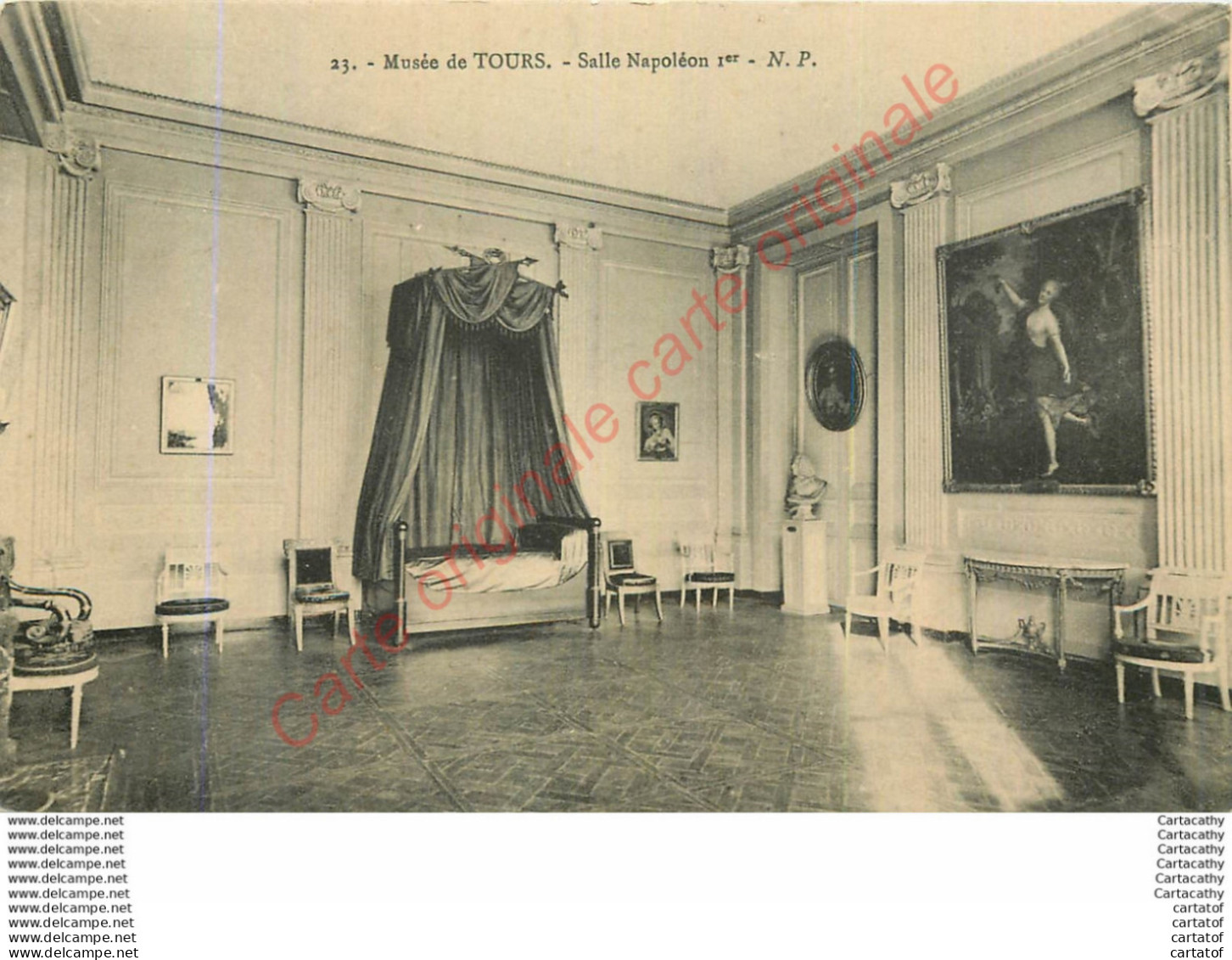 37.  Musée De TOURS .  Salle Napoléon 1er . - Tours