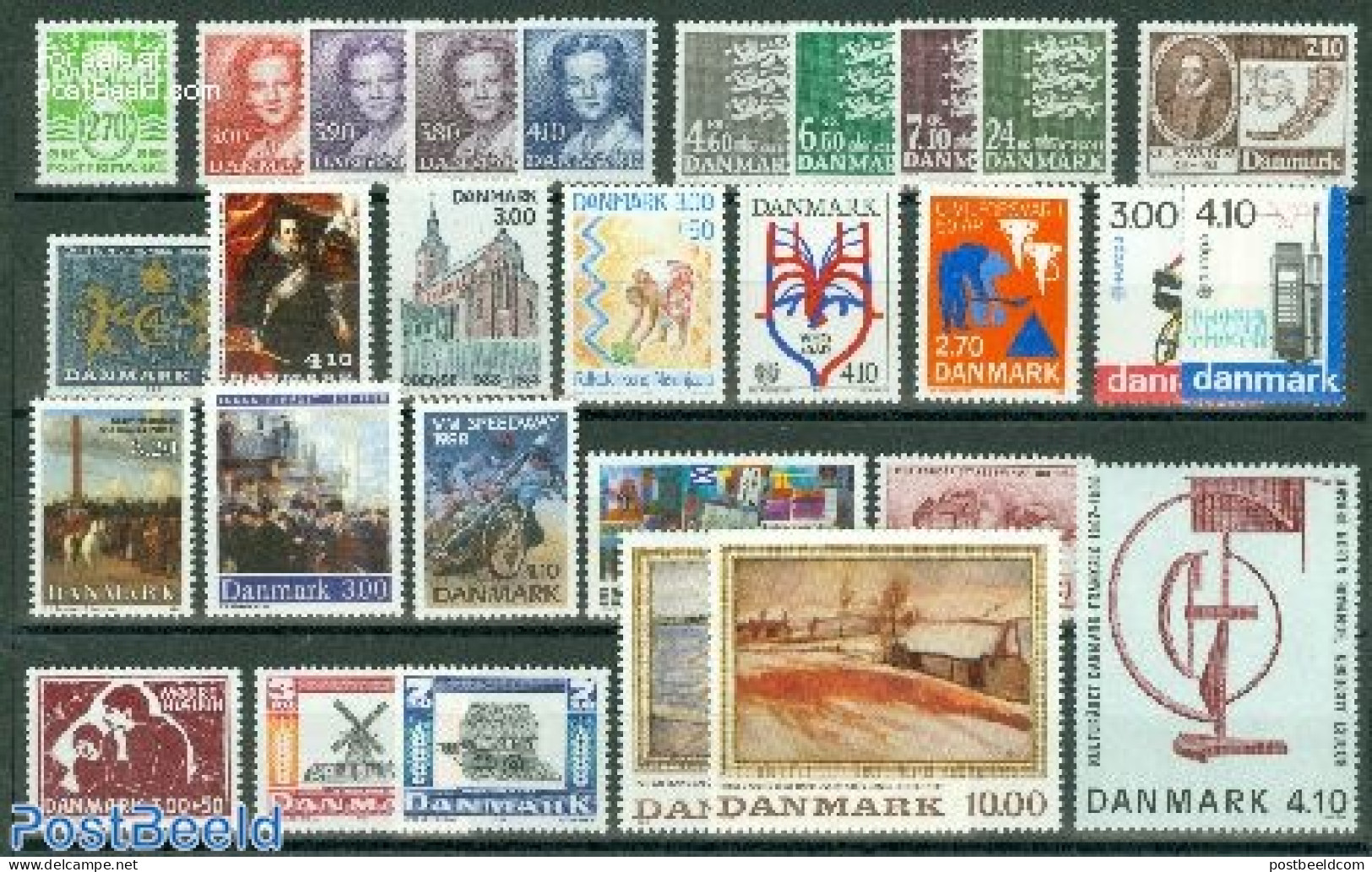 Denmark 1988 Yearset 1988 (29v), Mint NH, Various - Yearsets (by Country) - Ongebruikt