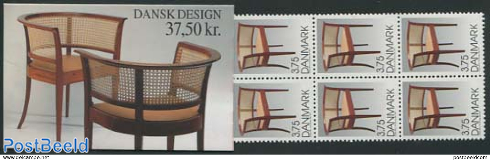 Denmark 1997 Danish Design Booklet, Mint NH, Stamp Booklets - Art - Art & Antique Objects - Industrial Design - Unused Stamps