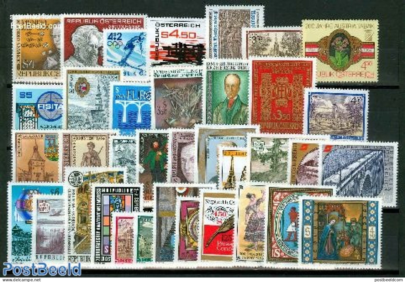 Austria 1984 Yearset 1984, Complete, 36v, Mint NH, Various - Yearsets (by Country) - Unused Stamps