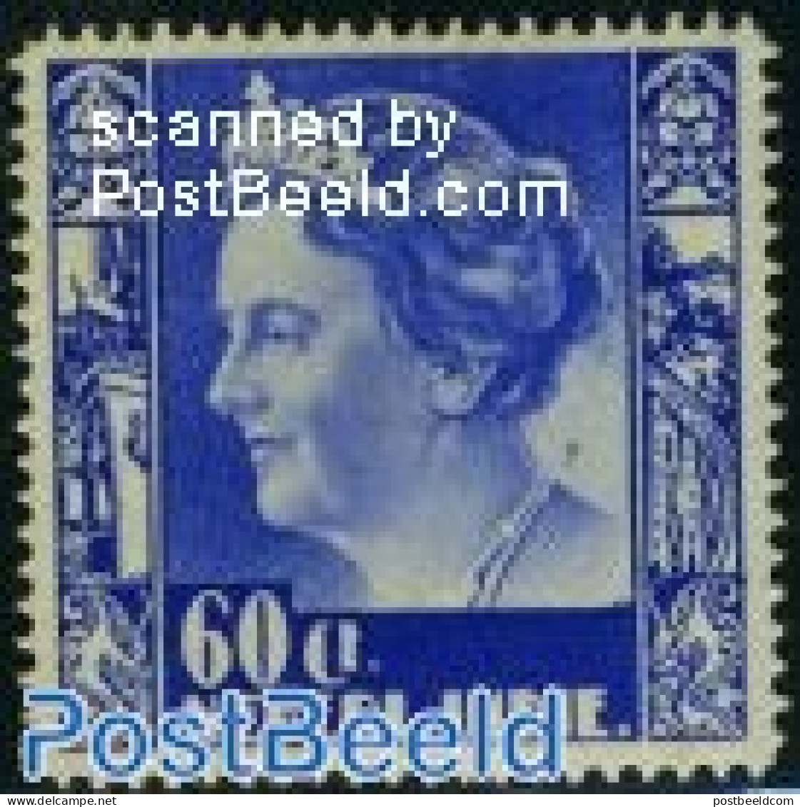 Netherlands Indies 1934 60c, Without WM, Stamp Out Of Set, Unused (hinged) - Other & Unclassified