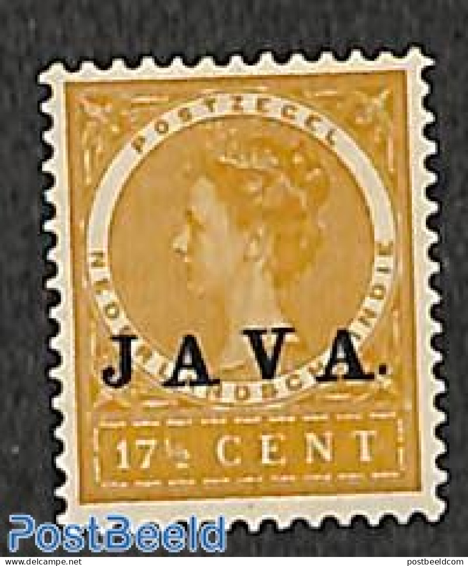 Netherlands Indies 1908 17.5c, JAVA, Stamp Out Of Set, Mint NH - Andere & Zonder Classificatie