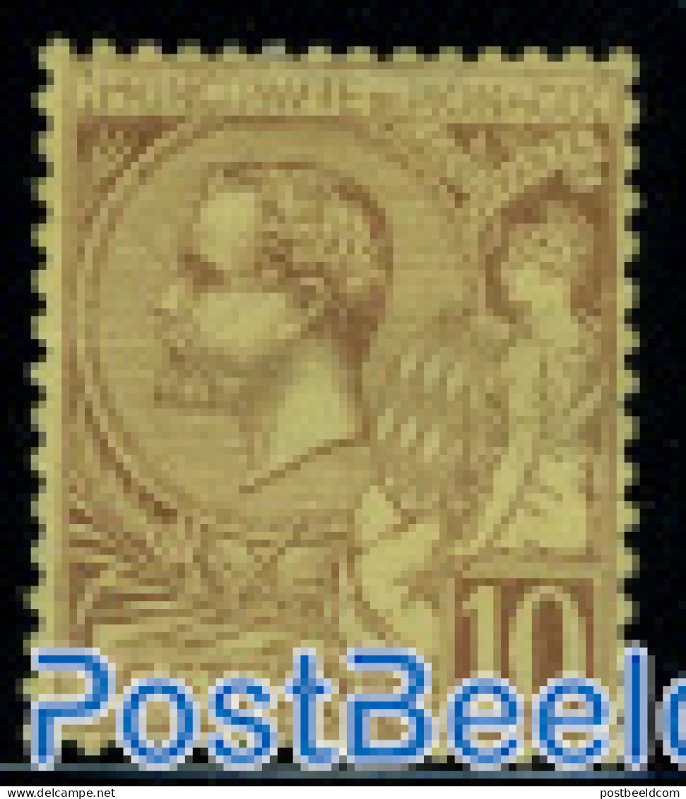 Monaco 1891 10c, Stamp Out Of Set, Unused (hinged) - Nuovi