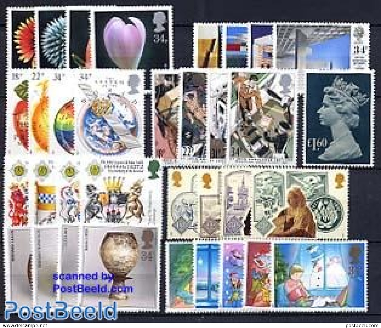 Great Britain 1987 Yearset 1987 (34v), Mint NH, Various - Yearsets (by Country) - Nuovi