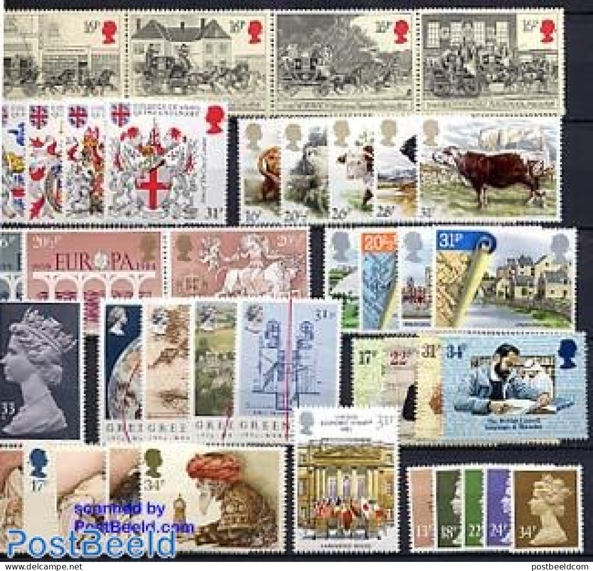 Great Britain 1984 Yearset 1984 (42v), Mint NH, Various - Yearsets (by Country) - Ungebraucht