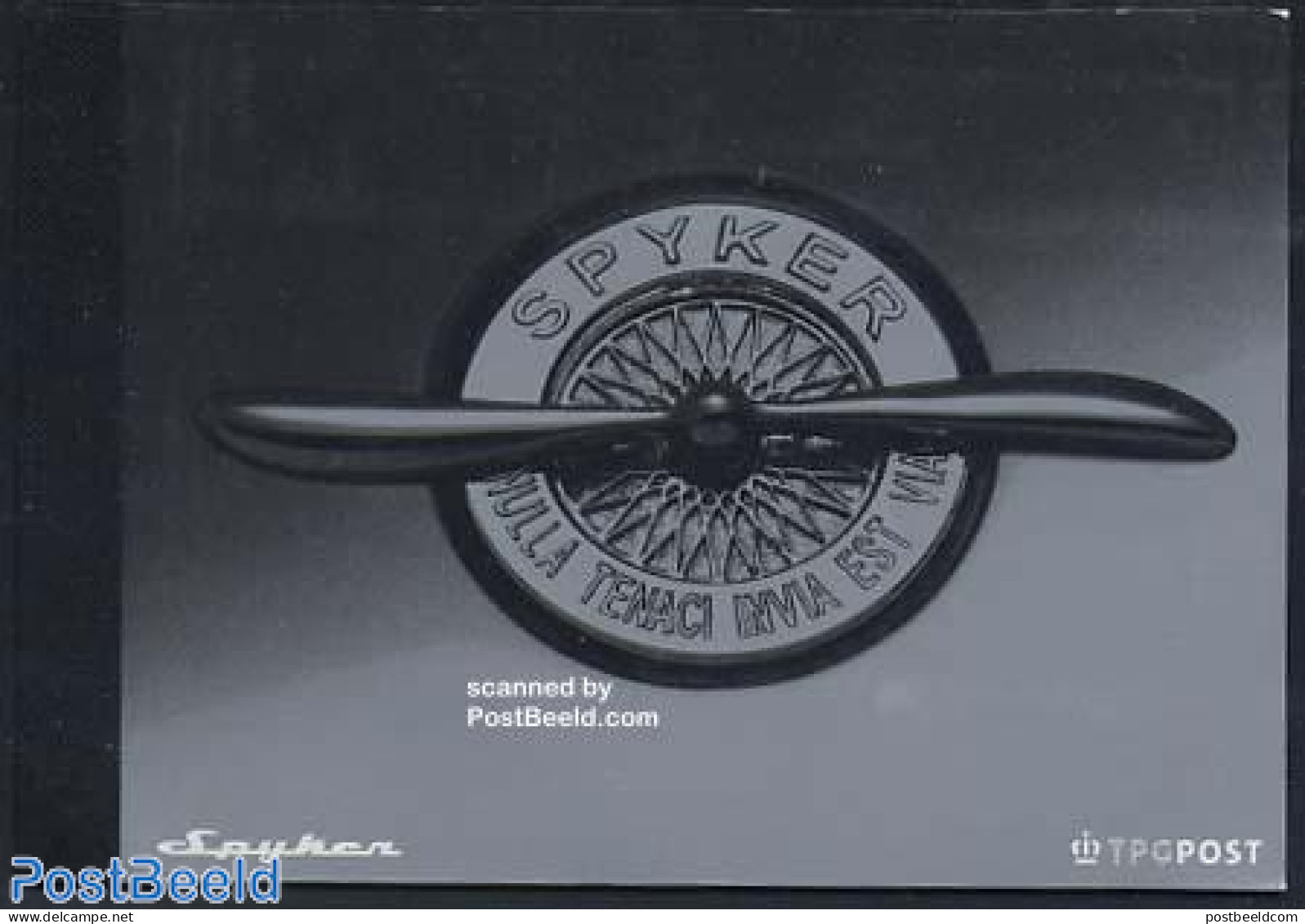 Netherlands 2004 Spyker Prestige Booklet, Mint NH, Sport - Transport - Autosports - Stamp Booklets - Automobiles - Mot.. - Nuovi
