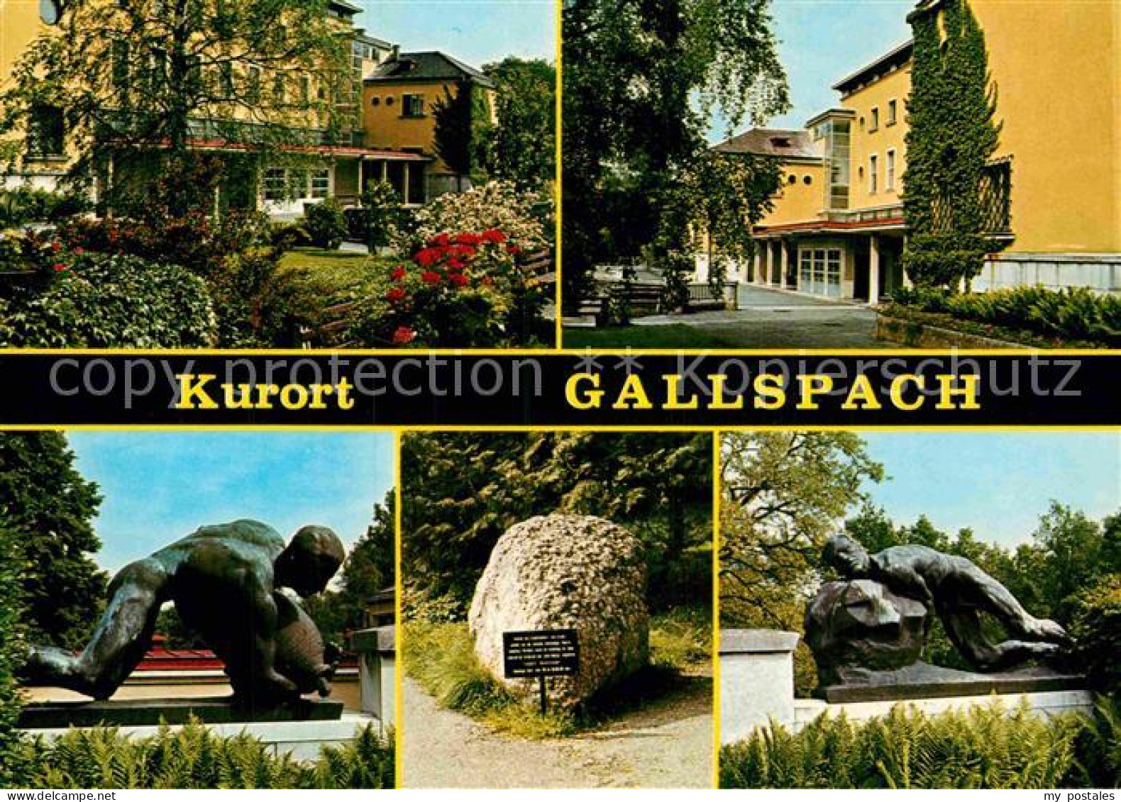 72903823 Gallspach Teilansichten Skulpturen Park Gallspach - Sonstige & Ohne Zuordnung