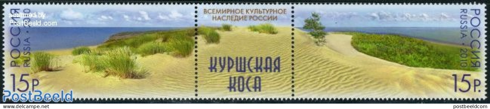 Russia 2010 Curonian Spit 2v+tab [:T:], Mint NH, History - World Heritage - Other & Unclassified