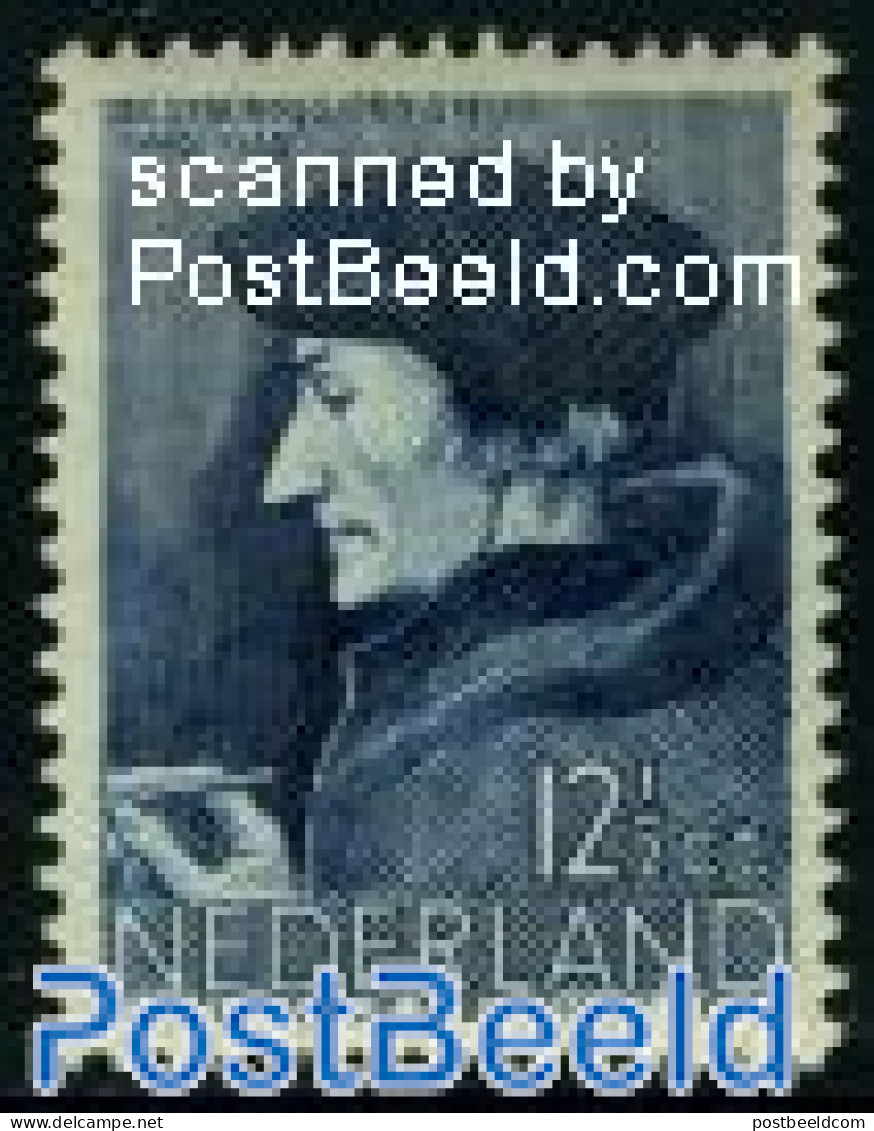 Netherlands 1936 12.5+3.5c, Desiderius Erasmus, Unused (hinged) - Ongebruikt