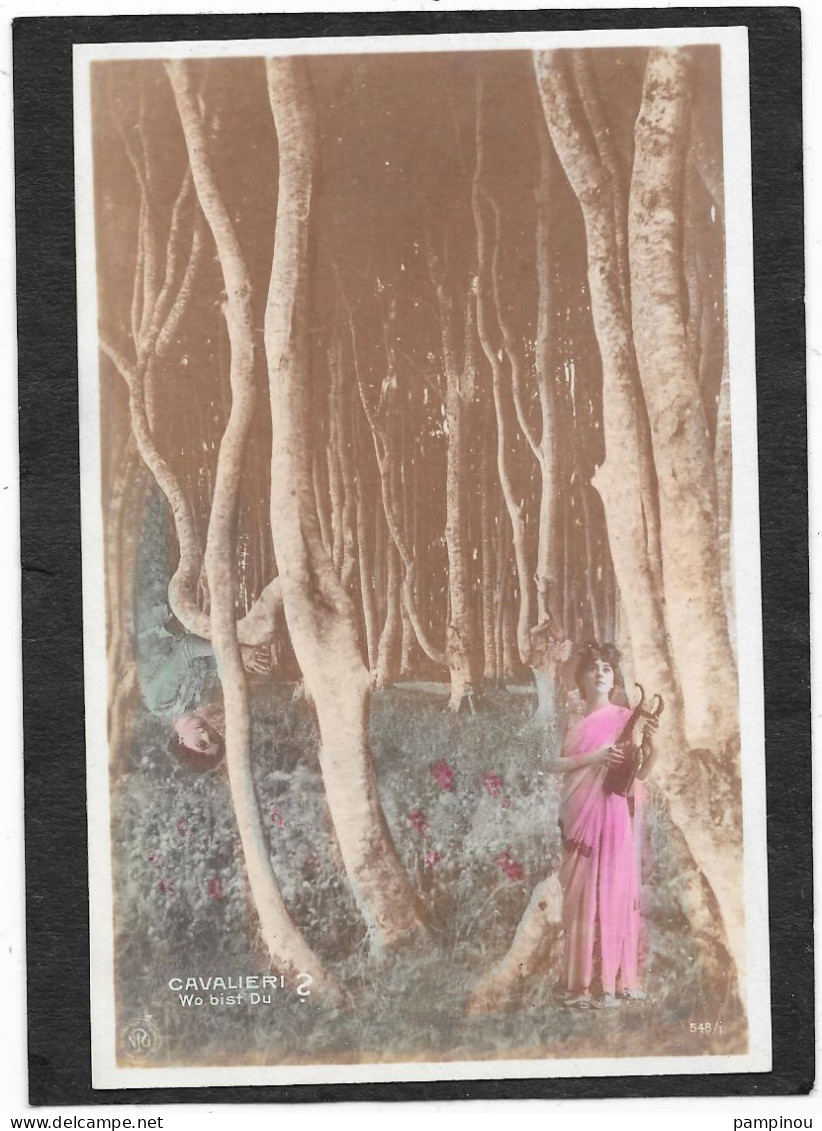 SURREALISME Photo Montage. CAVALIERI Devant Et Dans Arbre; Wo Bist Du ? - Autres & Non Classés