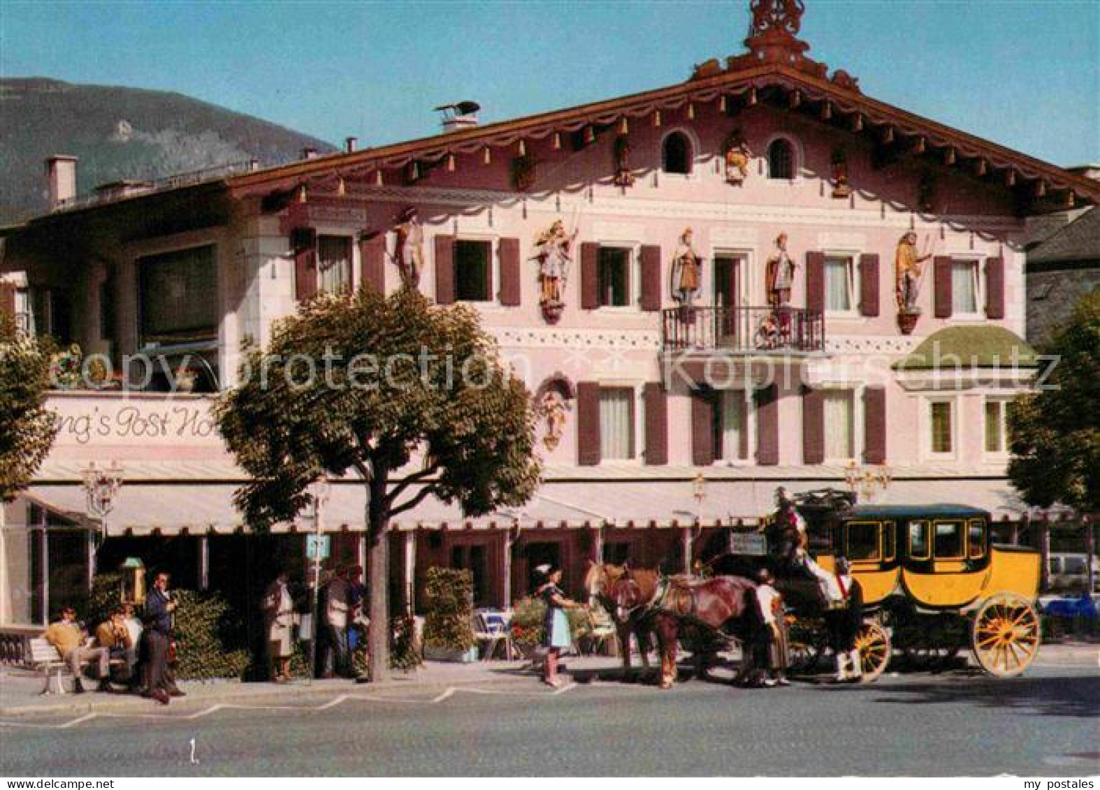 72903553 Garmisch-Partenkirchen Clausings Posthotel Postkutsche Garmisch-Partenk - Garmisch-Partenkirchen