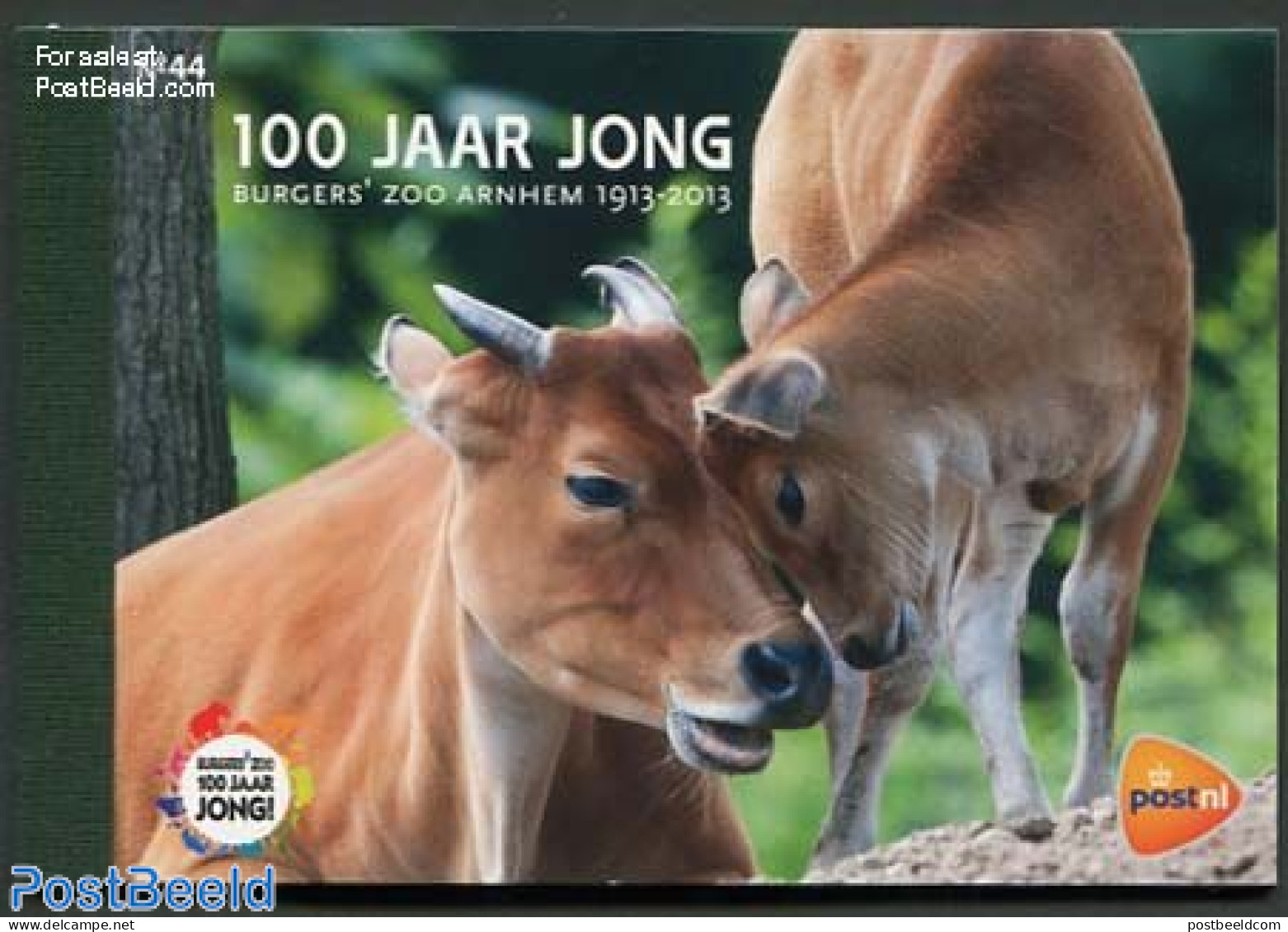 Netherlands 2013 100 Years Burgers Zoo, Prestige Booklet, Mint NH, Nature - Animals (others & Mixed) - Birds - Cat Fam.. - Ongebruikt