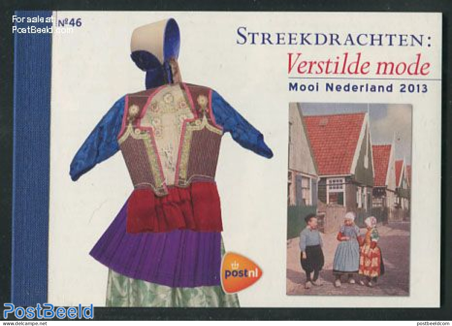 Netherlands 2013 Beautiful Netherland, Costumes, Prestige Booklet, Mint NH, Various - Stamp Booklets - Costumes - Nuovi