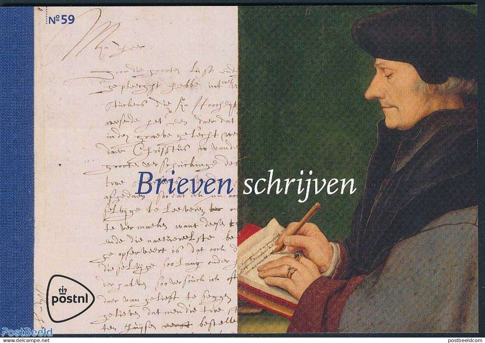 Netherlands 2015 Writing Letters Prestige Booklet, Mint NH, Stamp Booklets - Art - Authors - Rembrandt - Ongebruikt