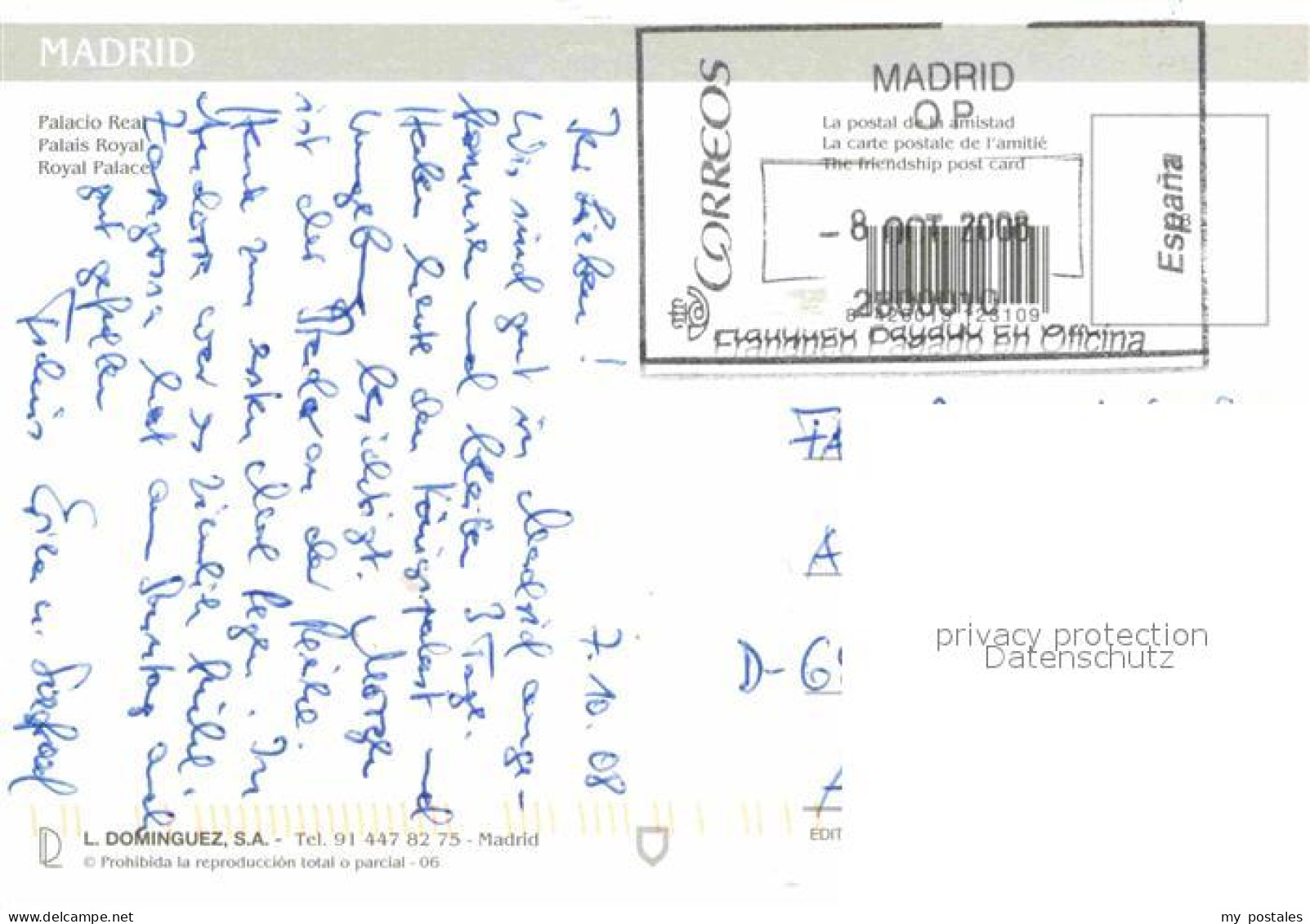 72903350 Madrid Spain Palace Real Madrid - Other & Unclassified