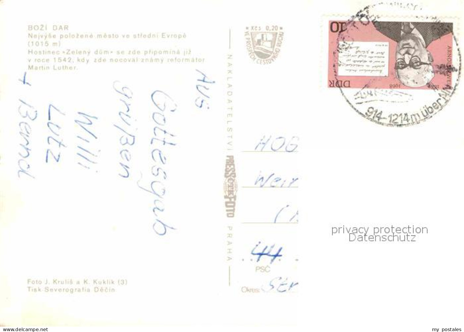 72902974 Bozi Dar Gottesgab Hostinec Zeleny Dum Bozi Dar Gottesgab - Czech Republic