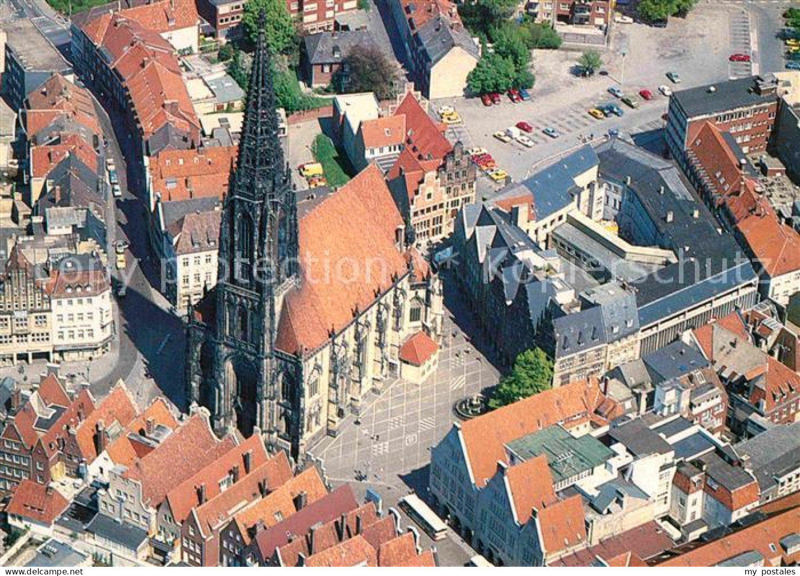 72902938 Muenster Westfalen St Lamberti Kirche Kirchplatz Prinzipalmarkt Flieger - Muenster