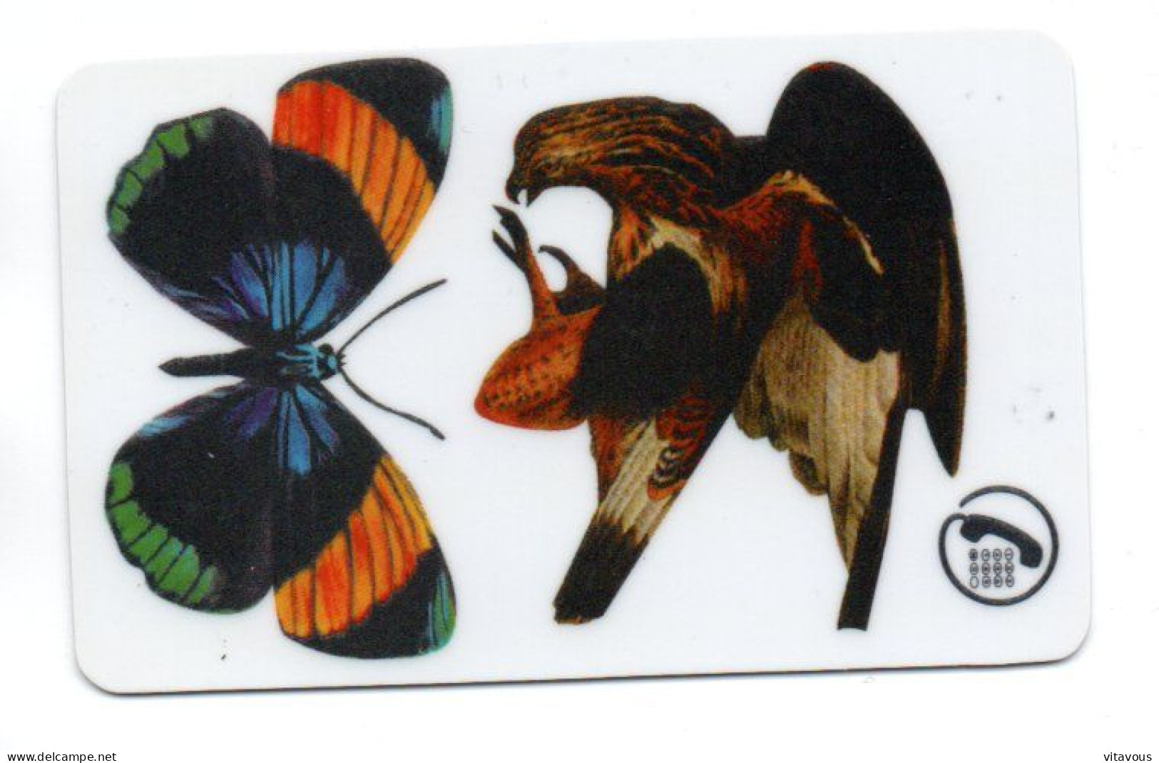 Papillon Butterfley Aigle Eagle Carte Prépayée France SEPA Card (K 386) - Mobicartes (recharges)