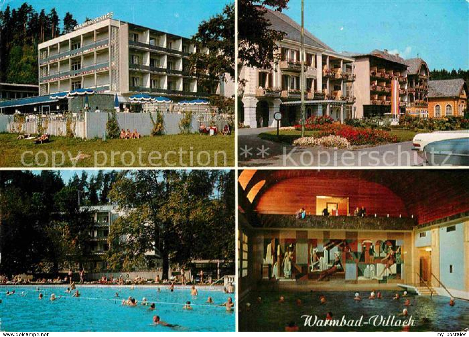 72902906 Villach Kaernten Warmbad Thermalbad Freibad Kurhotel Villach-Innere Sta - Sonstige & Ohne Zuordnung