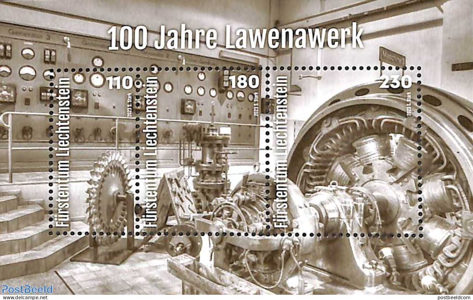 Liechtenstein 2023 100 Years Lawenawerk S/s, Mint NH - Nuovi