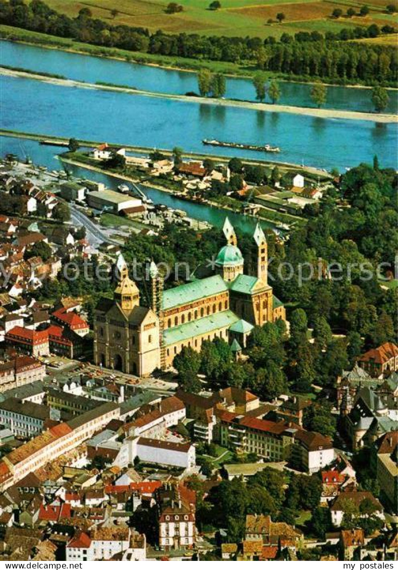 72902668 Speyer Rhein Fliegeraufnahme Kaiserdom Ludwigshof - Speyer