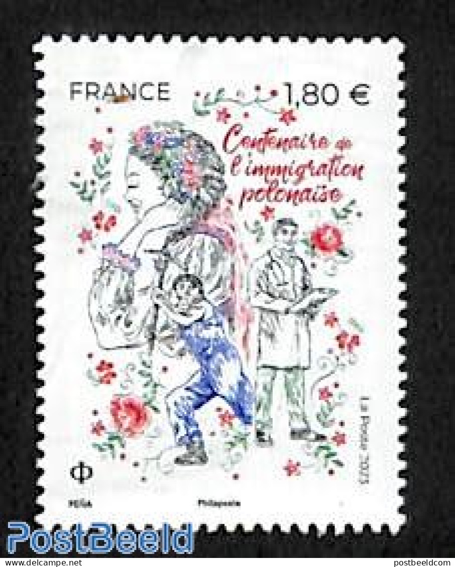 France 2023 Polish Immigration 1v, Mint NH - Unused Stamps