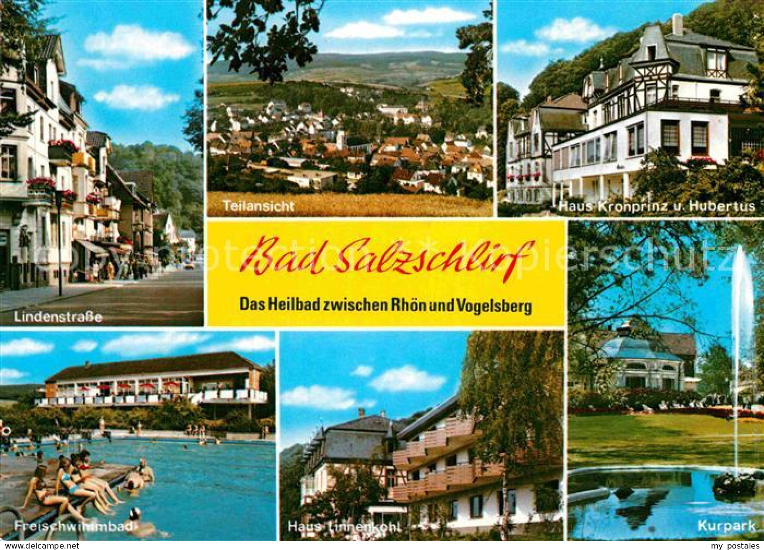 72902662 Bad Salzschlirf Haus Kronprinz Und Hubertus Lindenstrasse Freibad Kurpa - Altri & Non Classificati