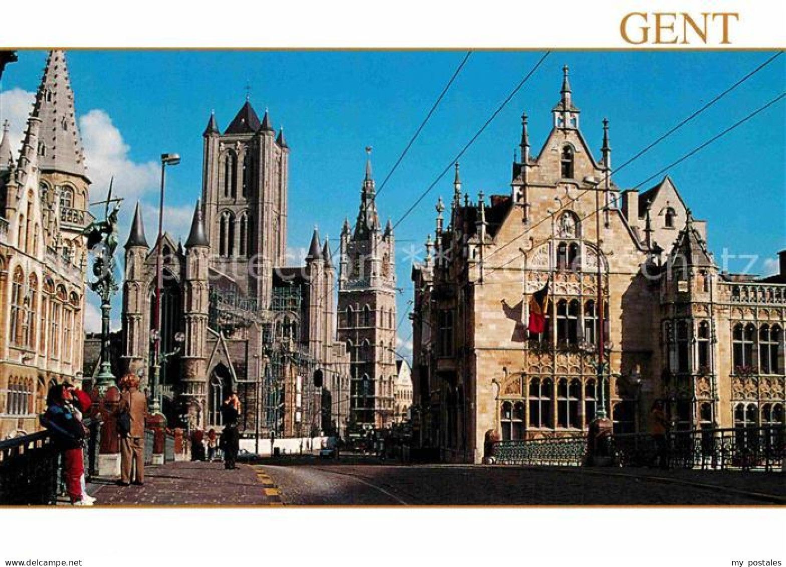 72902661 Gent Gand Flandre Sankt Nikolaikirche Belfried Dom Sankt Baaf  - Gent