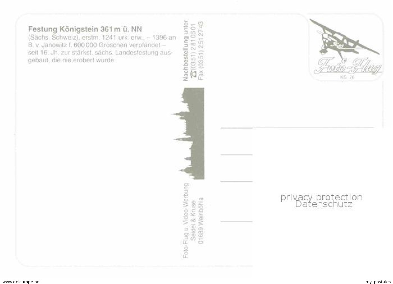 72902657 Koenigstein Saechsische Schweiz Fliegeraufnahme Festung Koenigstein - Königstein (Sächs. Schw.)