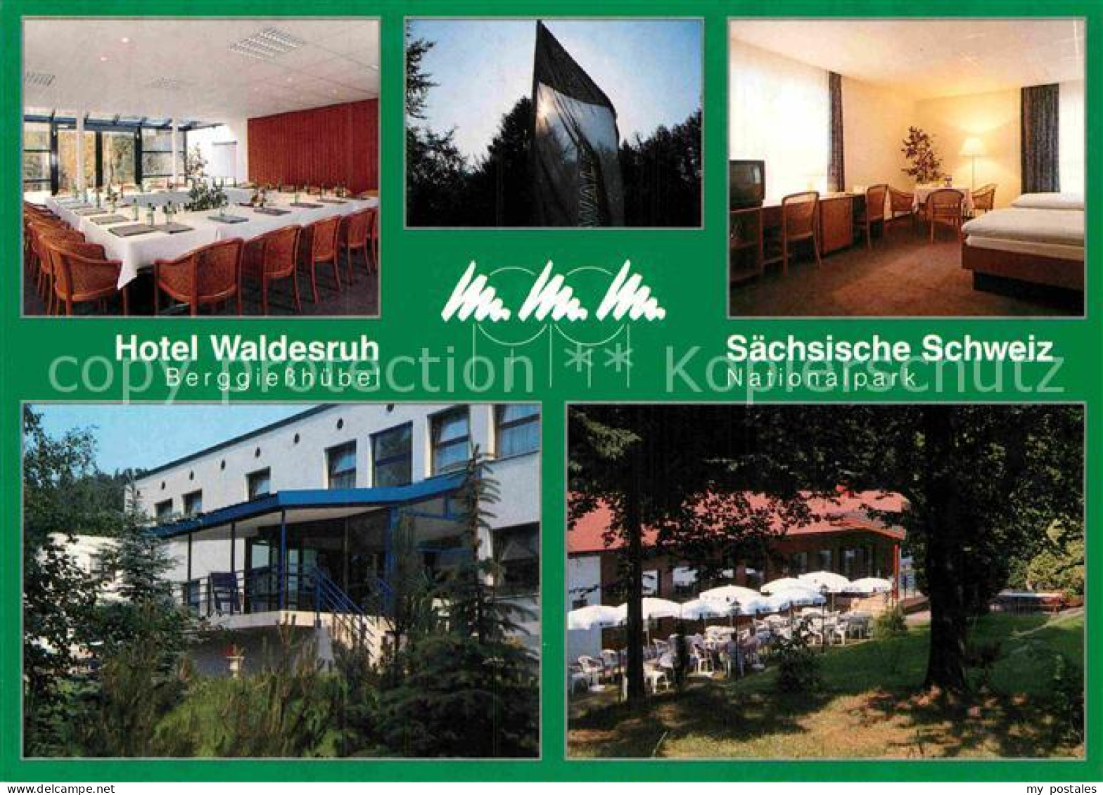 72902654 Berggiesshuebel Hotel Waldesruh Speisesaal Doppelzimmer Garten Berggies - Bad Gottleuba-Berggiesshuebel