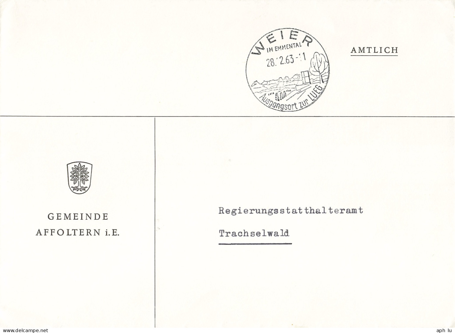 Beleg, K-Stempel Weier (ad4138) - Postmark Collection